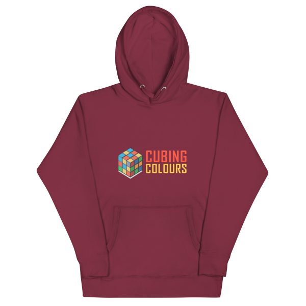 unisex premium hoodie maroon front fcb jpg