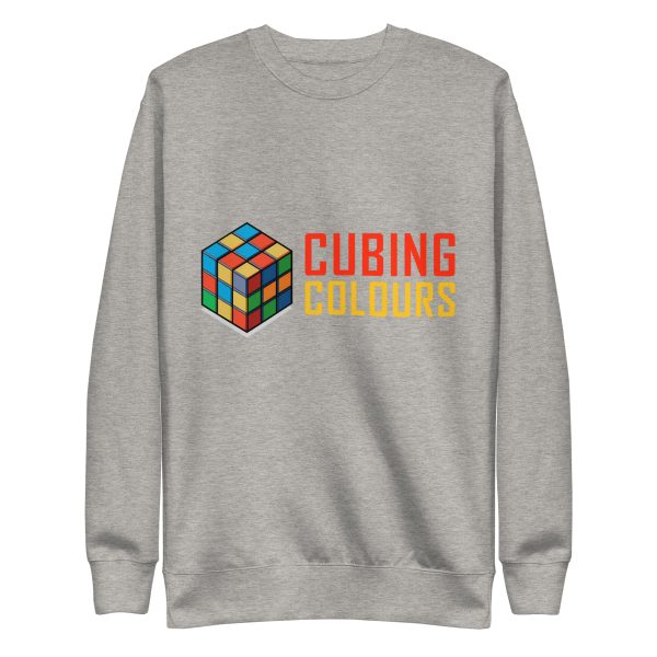 unisex premium sweatshirt carbon grey front fd jpg