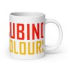 white glossy mug white oz handle on right fbdde jpg
